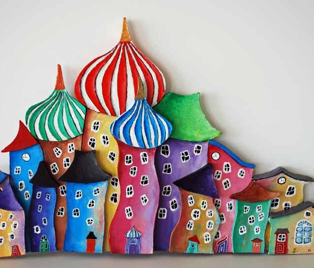 Dream Town
acrylic on wood cutout
