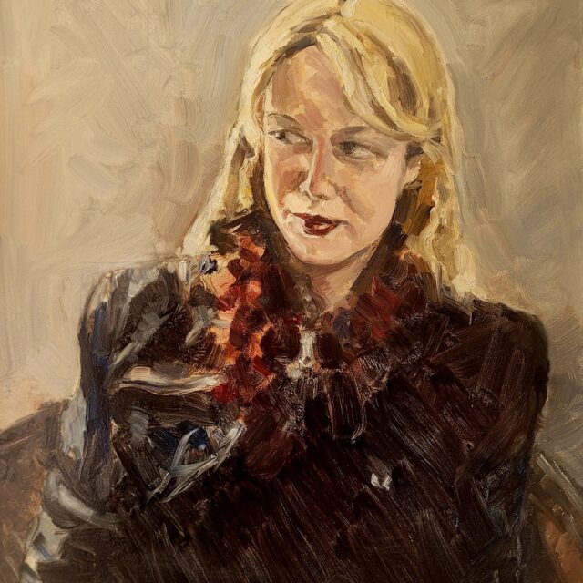 Claire, oil on canvas