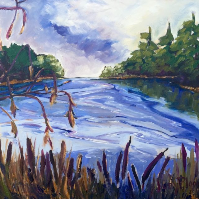 Serenity On The River, Oil, 20x24