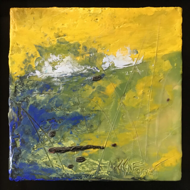 Roam (Encaustic Mixed Media 2024) © Andrew Csafordi, ANDARA Gallery