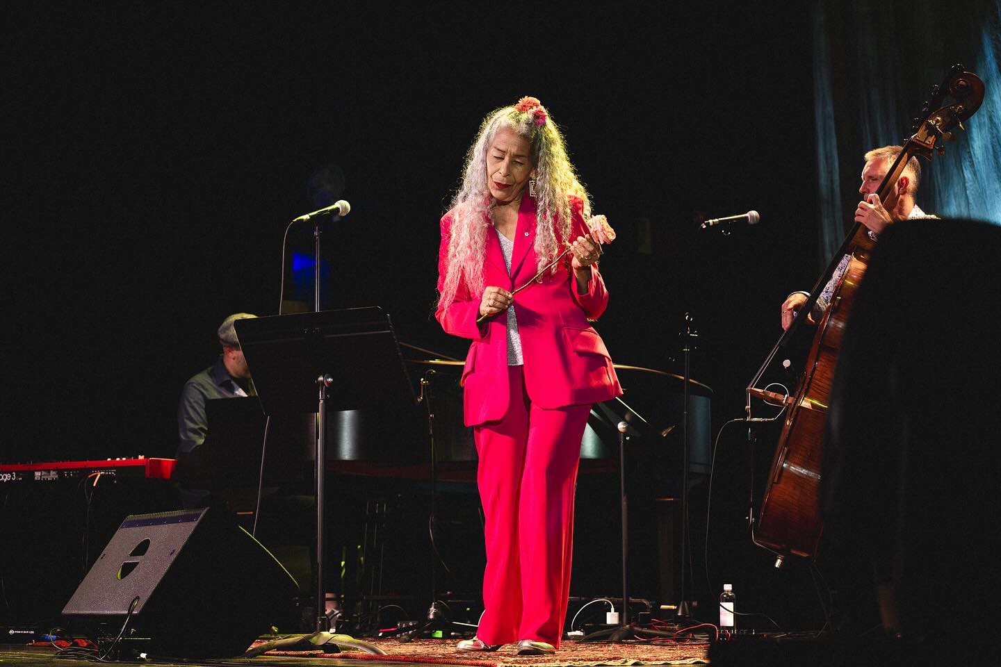 Molly Johnson performing at the 2024 PEC Jazz Festival. Photo by Logan Summers.