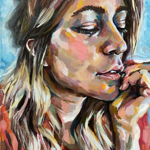 Self Portrait, Oil on Canvas