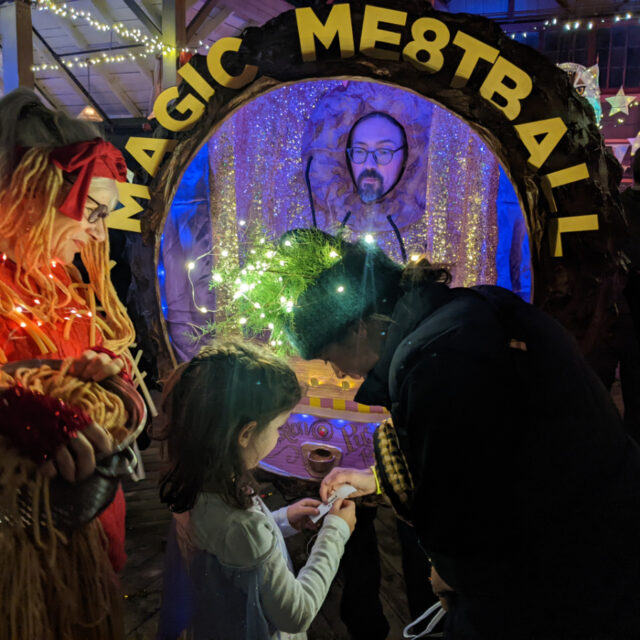 Magic Me8tball at the 11th Annual Firelight Lantern Festival