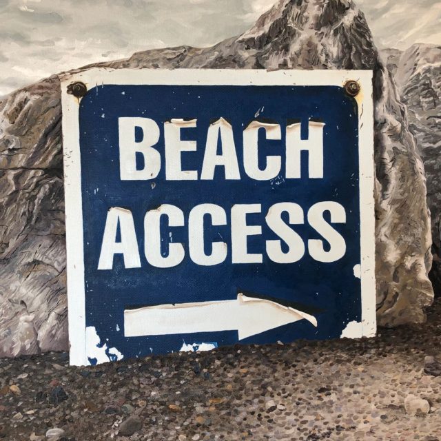 Beach Access by Jane Vanderniet, oil on canvas, 16 x 20 in