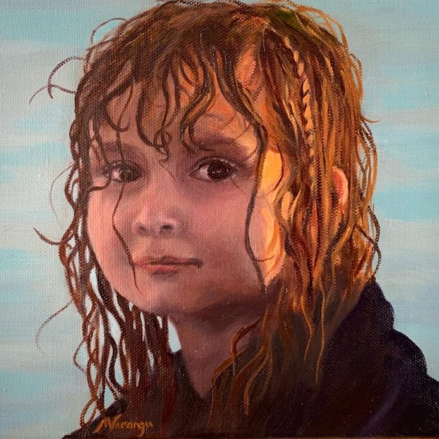 Teagan, oil on panel, 8 x 10 inches