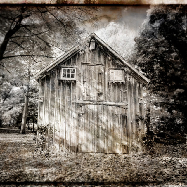 Old shed in Black River, Prince Edward County, Ontario