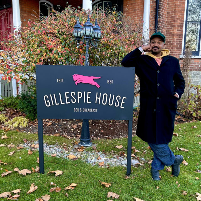 Ahmed Moneka, Gillespie House Playwrights Retreat 2025. 