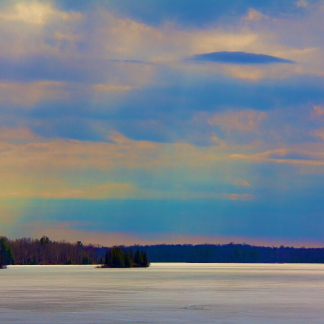 Photograph of Sky and Land