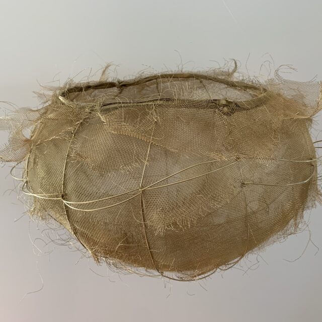 Gently Feathered Basket, bronze, 2024