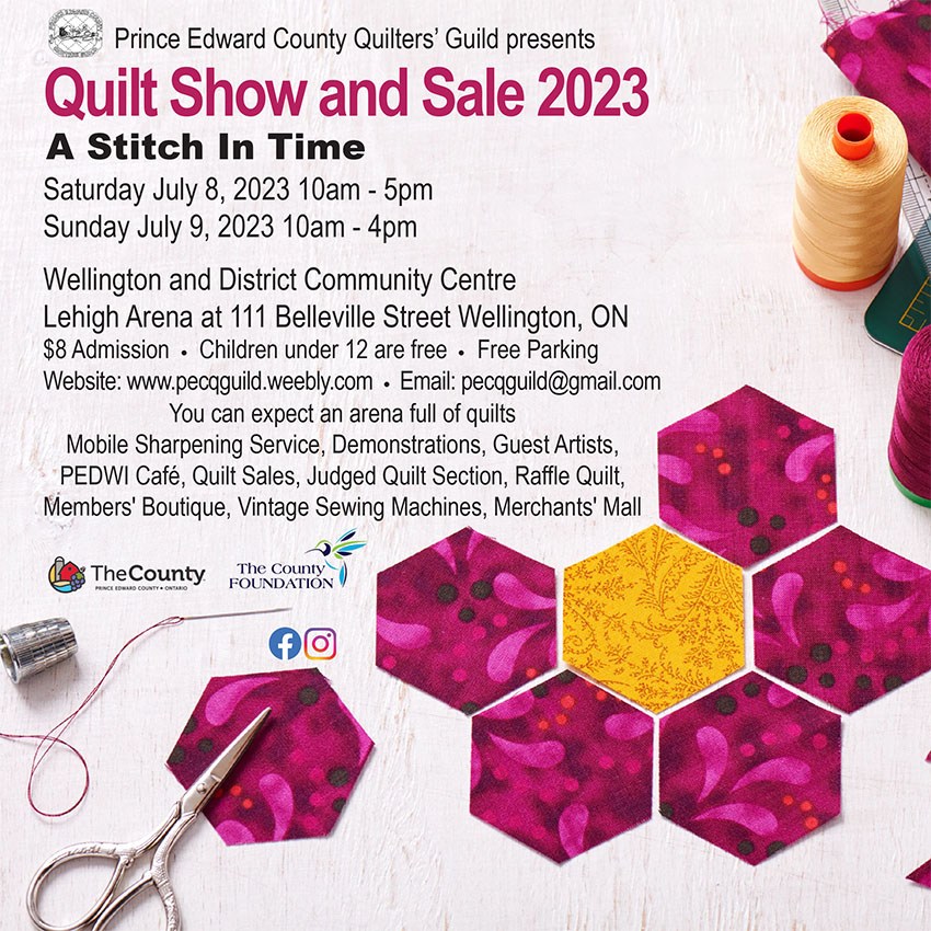 A Stitch in Time Quilt Show Prince Edward County Arts Council