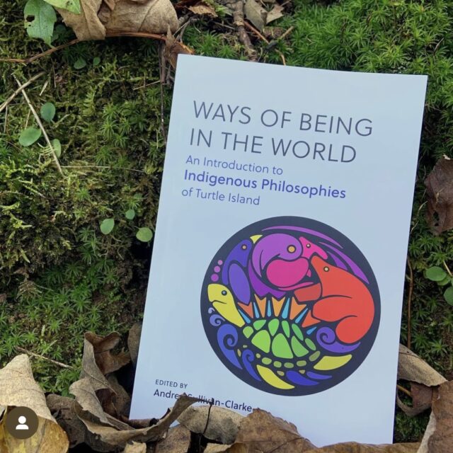Portia Po Chapman's cover illustration on Ways of Being in the World.

Photo Credit: Broadview Press Instagram