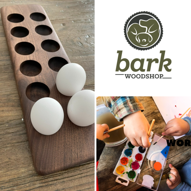 Wood Egg Tray Easter Painting Workshop