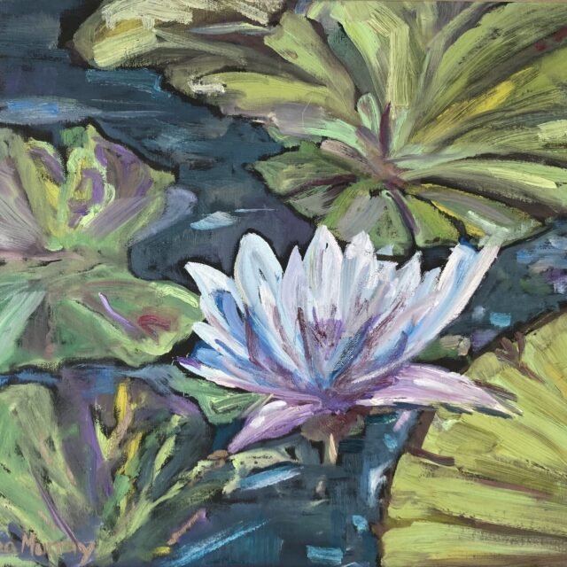 Water Lily, oil on canvas