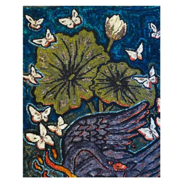 Backward from the Earth, detail 