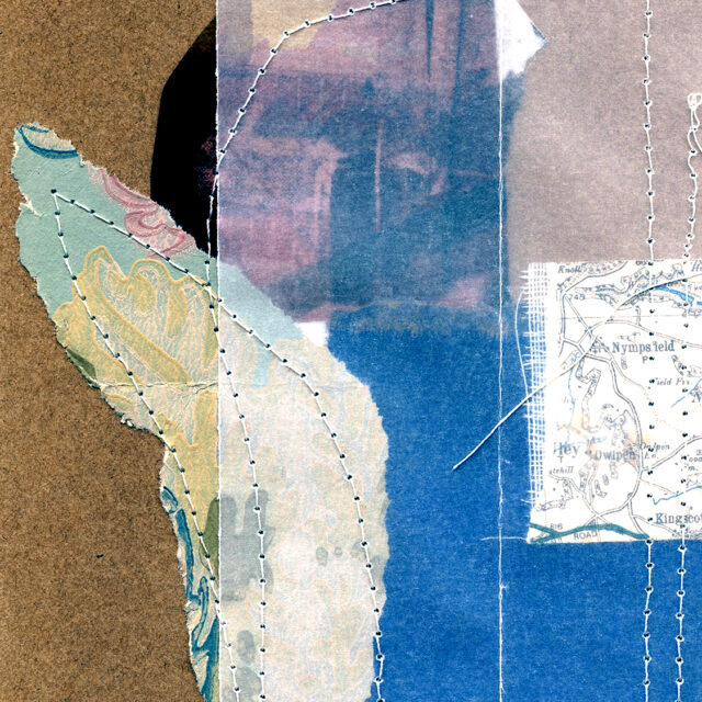 Scape, mixed media collage