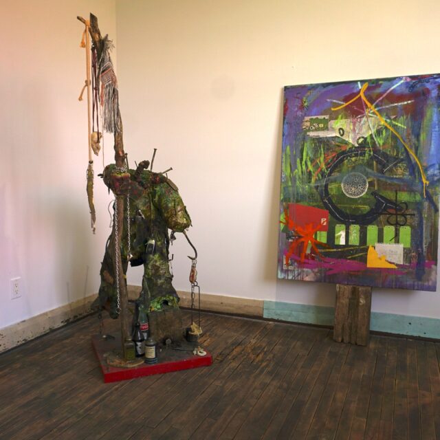 Artwork in the exhibition, Time and Dirt, at Melt Studio and Gallery, August 24-September 17, 2024