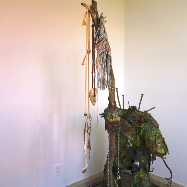 Sculpture in the exhibition, Time and Dirt, at Melt Studio and Gallery, August 24-September 17, 2024