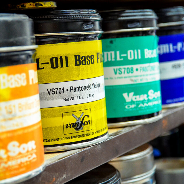 Pantone Van Son printing ink