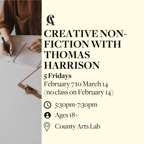 Creative Non-Fiction with Thomas Harrison