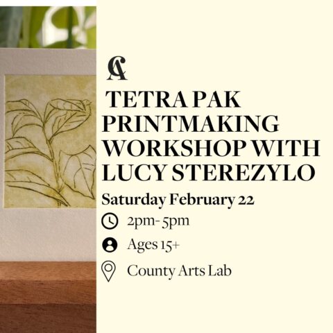 Tetra Pak Printmaking Workshop with Lucy Sterezylo