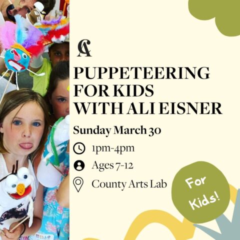 Puppeteering for Kids with Ali Eisner