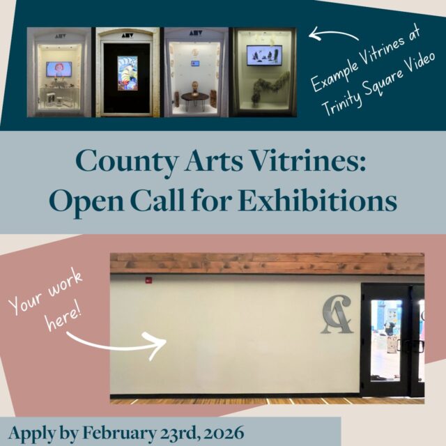 County Arts Exhibition Vitrines