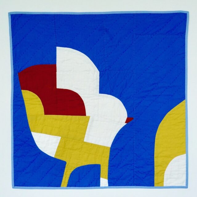 Flight is part of the Creative Blocks series. It is an improvisational exploration of the quarter square circle quilt block.