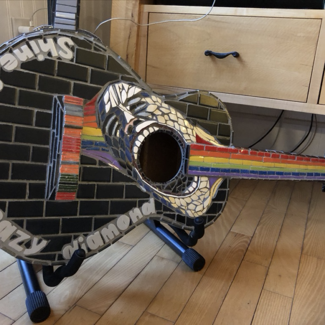 Pink Floyd Guitar by Robbi Pericak