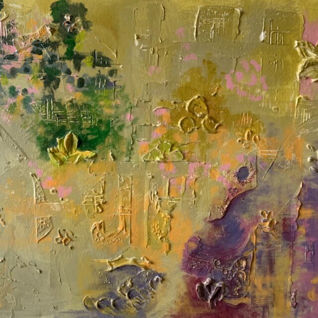 WINE COUNTRY (2024), 60 cm x 75 cm, acrylic on textured canvas