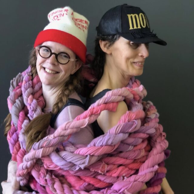 Community Rope by Sara Torrie & Shannon Gerard, part of Gather's Textile Sampler Exhibition 2024