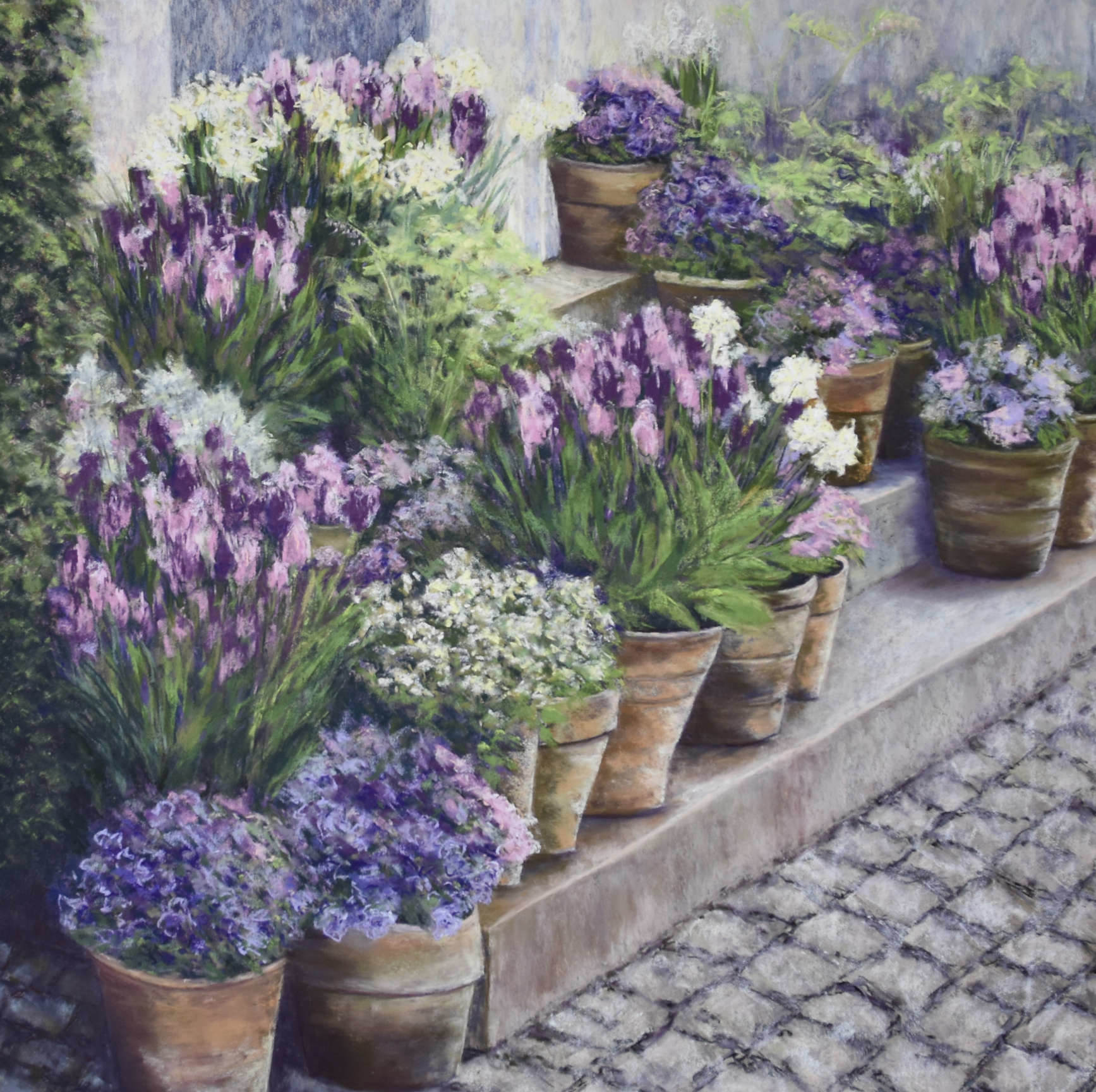 Entryway to Spring, 24W x 24H inches,
Framed under glass.