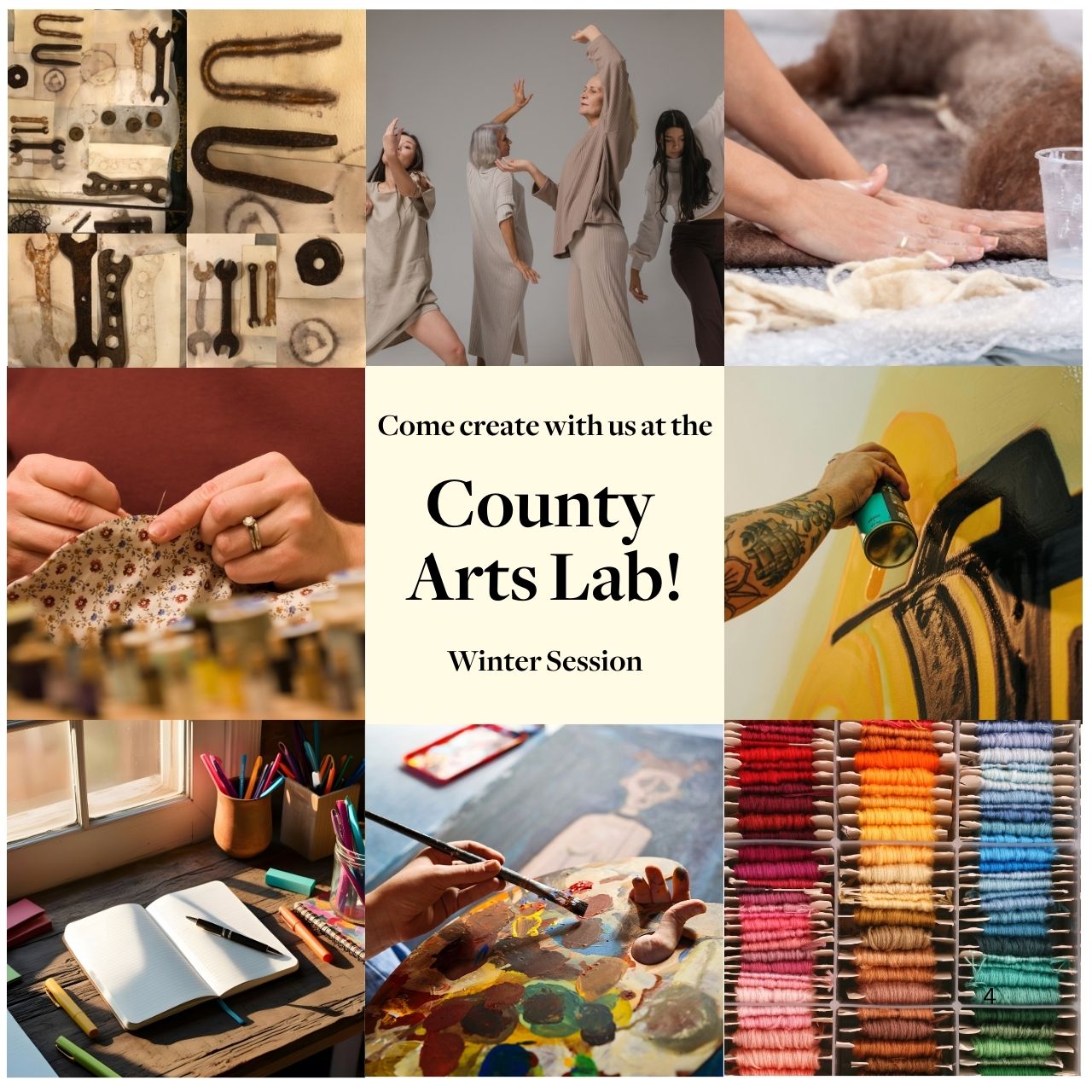 Winter 2026 at the County Arts Lab