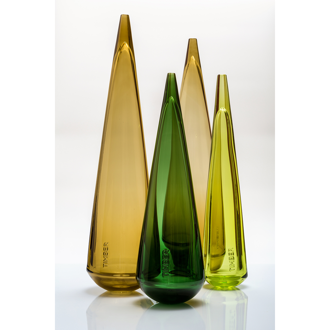 Precious Timber, blown glass, group 36 x 30 x 30 in,
Part of 'Great Canadian Exports' series