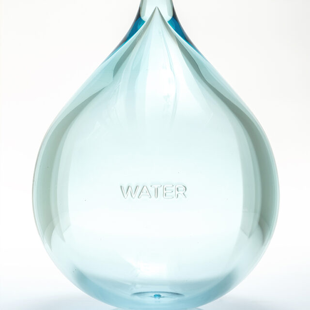 Precious Water, blown glass, 14 x 12d in,
Part of 'Great Canadian Exports' series