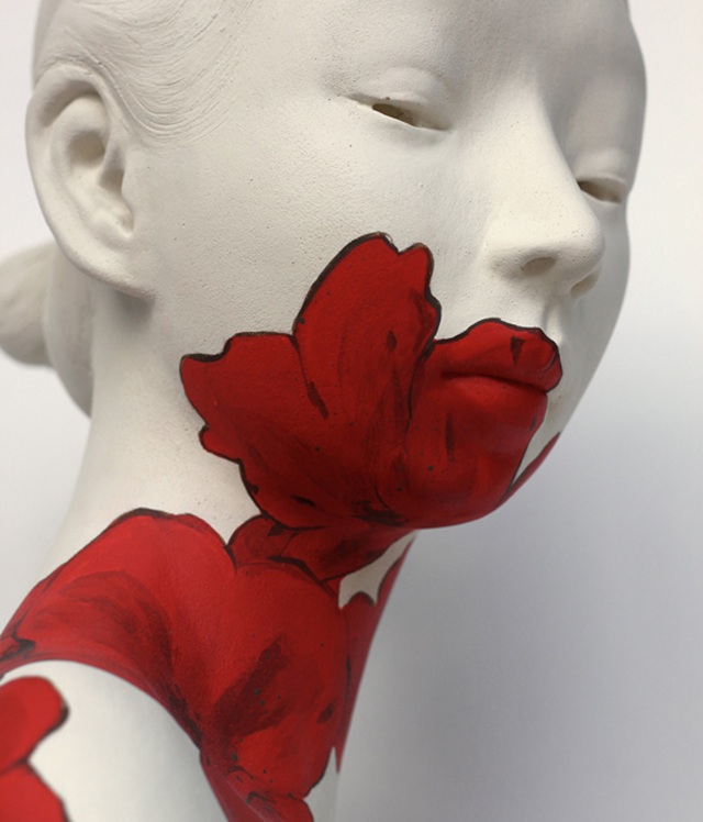 Into The Red by Gosia, sculpture