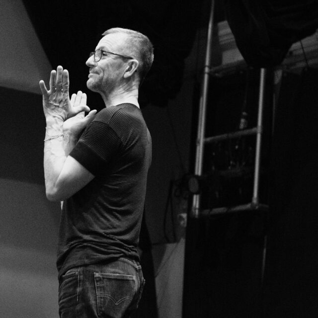 Christopher House in rehearsal, photo Peter Kelly