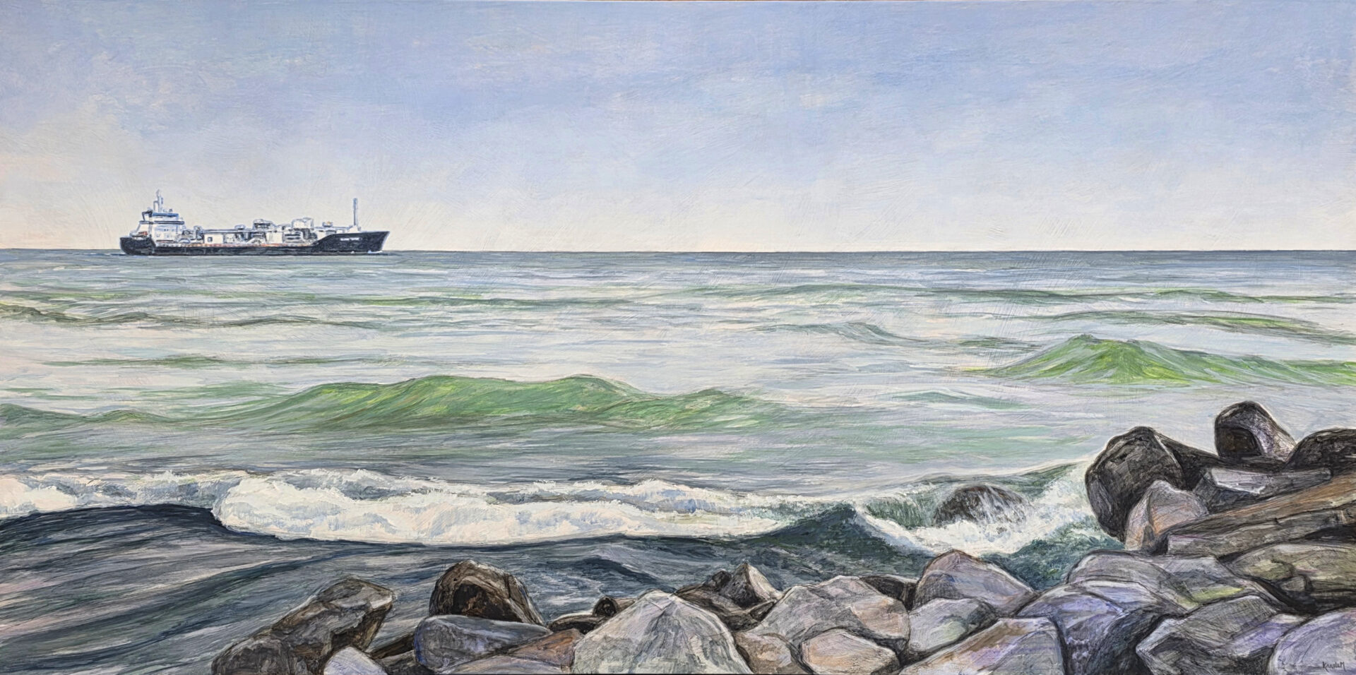 A Passing Ship / Un bateau de passage