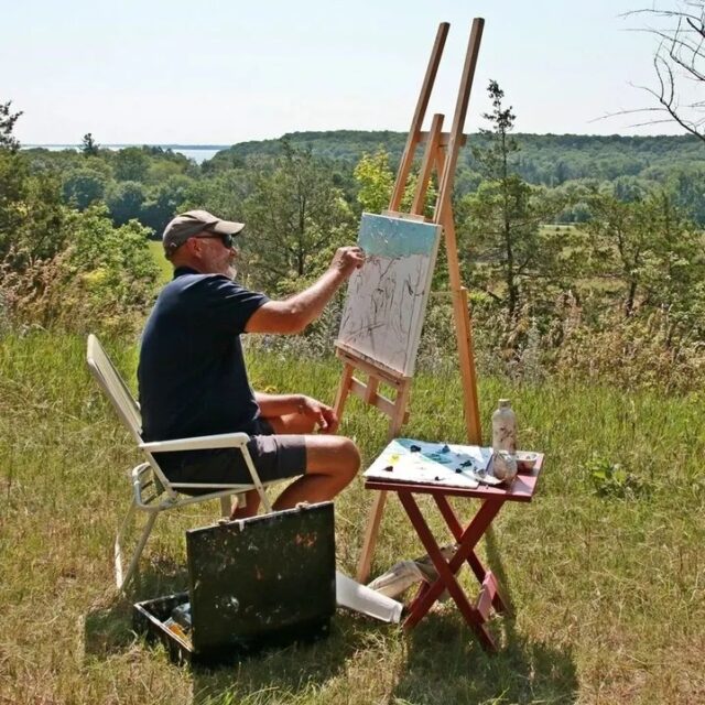 Plein air painting