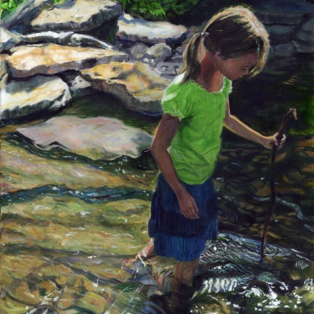 Water Walker, oil on canvas, 18 x 24 in