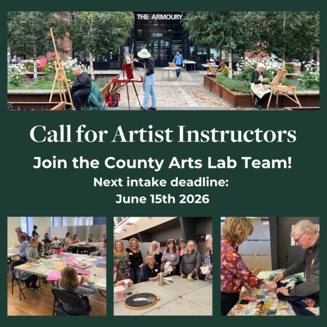 County Arts Lab Call for Artist Instructors