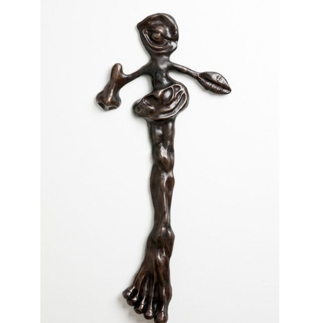 Emoter, Cast Bronze, 24 x 12 x 2 inches