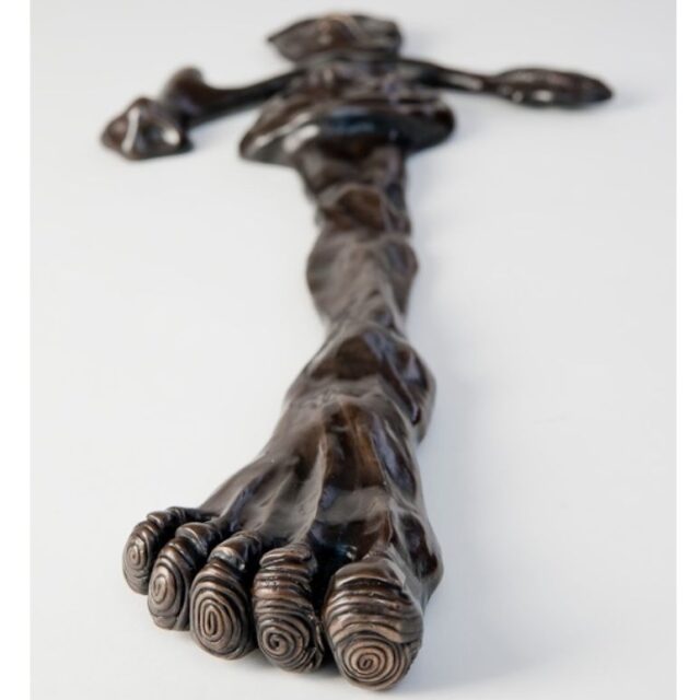 Emoter (detail), Cast Bronze