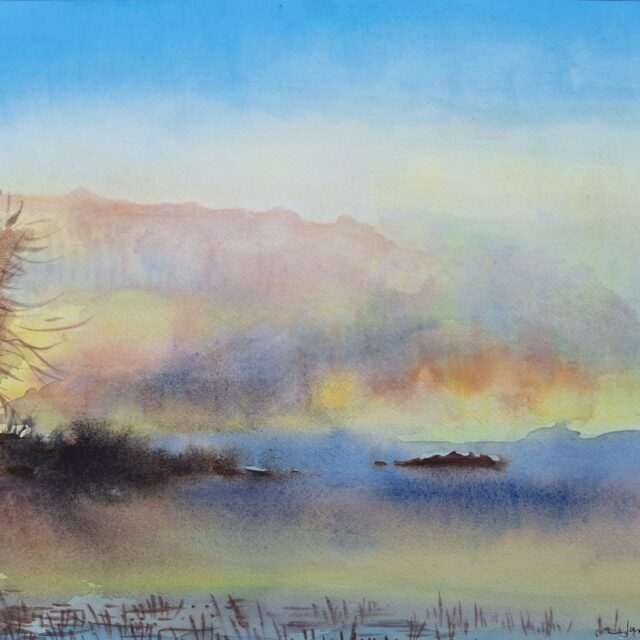 Mists, watercolour