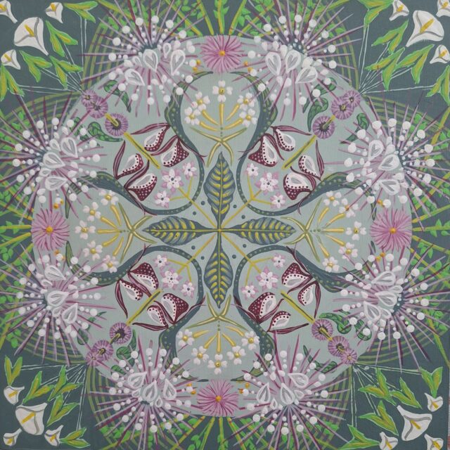 Prayer for Endangered Flora, acrylic 