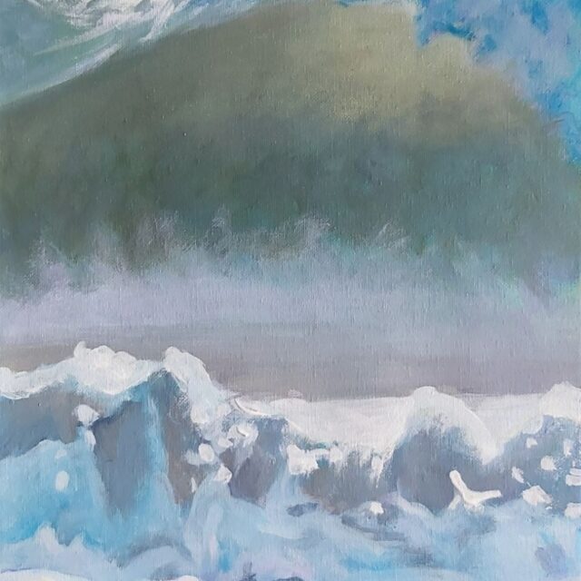 Wave, acrylic