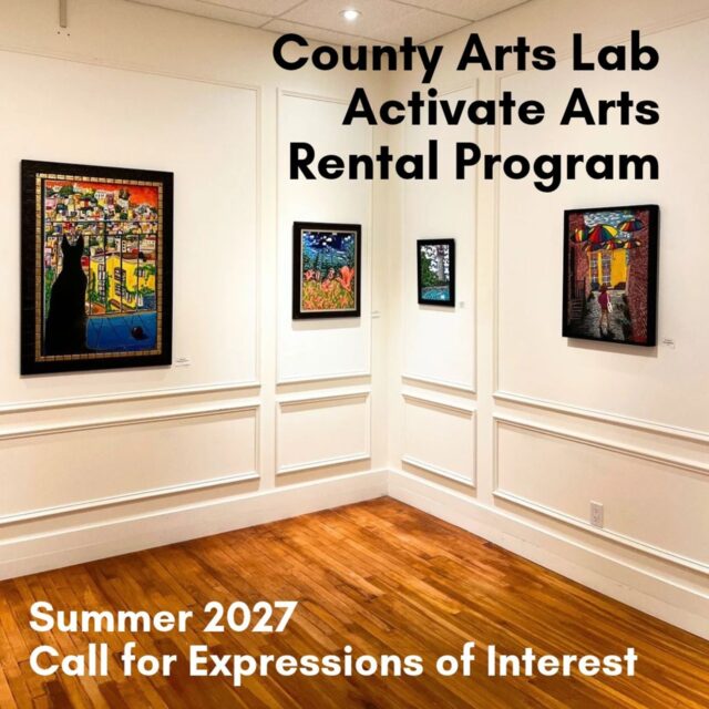 Pictured: art by Thomas Harrison in the Project Space, summer 2026. 